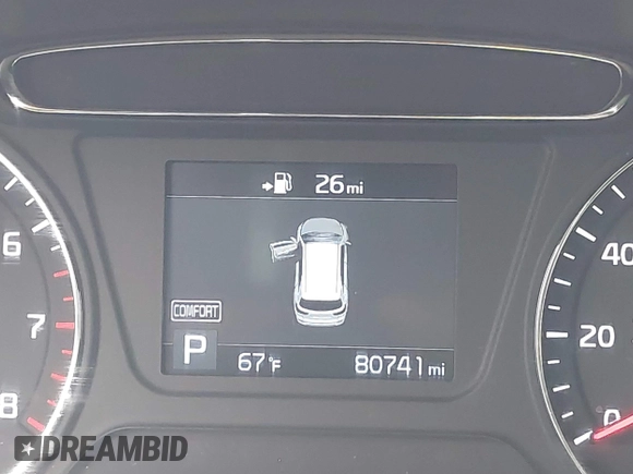 2019 Kia Sorento LX with VIN 5XYPG4A35KG580742, listed as a IAAI auction lot 42064745 with 80,741 mi miles. Bid and sale history available at carsss.com. Image 16.