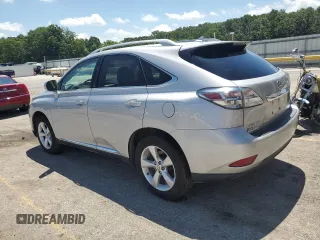 2010 Lexus RX 350 with VIN 2T2BK1BA7AC059483, listed as a Copart auction lot 61349955 with 279,992 mi miles and Salvage title. Bid and sale history available at DreamBid. Image 2.
