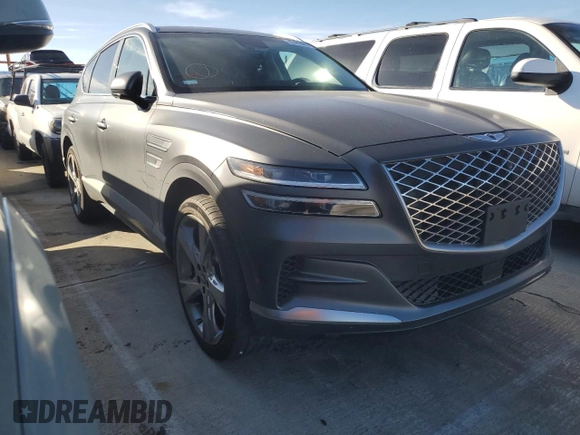 2023 Genesis GV80 with VIN KMUHCESC3PU110653, listed as a Copart auction lot 42485085 with 20,074 mi miles and Salvage Title. Bid and sale history available at carsss.com. Image 4.