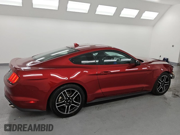 2020 Ford Mustang EcoBoost with VIN 1FA6P8TH9L5187158, listed as a Copart auction lot 56923945 with 41,021 mi miles and Clean title. Bid and sale history available at DreamBid. Image 3.