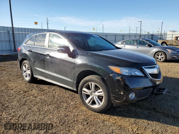 2015 Acura RDX Tech Pkg with VIN 5J8TB3H50FL007449, listed as a Copart auction lot 83007394 with 73,599 mi miles and Salvage Title. Bid and sale history available at carsss.com. Image 4.