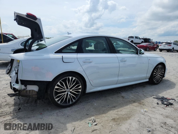 2017 Audi A6 Premium Plus with VIN WAUF2AFC6HN117976, listed as a Copart auction lot 63971095 with 79,979 mi miles and Salvage title. Bid and sale history available at DreamBid. Image 3.