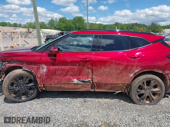 2021 Chevrolet Blazer RS z VIN 3GNKBKRS2MS579534, wystawiony jako IAAI lot #42207795 z przebiegiem 55 716 mil mil oraz . Historia ofert i sprzedaży dostępna na DreamBid. Obrazek 15.