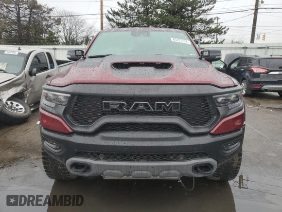 2024 Ram 1500 TRX with VIN 1C6SRFU9XRN215340, listed as a Copart auction lot 42244625 with 5,855 mi miles and Salvage Title. Bid and sale history available at carsss.com. Image 5.