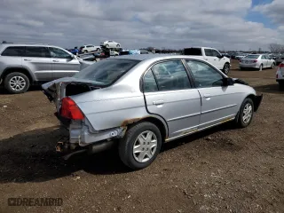 2003 Honda Civic LX with VIN 2HGES16633H603530, listed as a Copart auction lot 50108515 with 0 mi miles and Salvage Title. Bid and sale history available at carsss.com. Image 3.