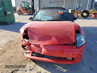 2001 Mitsubishi Eclipse GS with VIN 4A3AE45G61E185675, listed as a Copart auction lot 88935545 with 107,036 mi miles and Salvage Title. Bid and sale history available at carsss.com. Image 5.