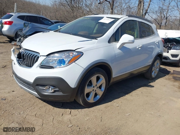 2016 Buick Encore Leather with VIN KL4CJCSB8GB534592, listed as a IAAI auction lot 41773151 with 59,181 mi miles. Bid and sale history available at carsss.com. Image 18.