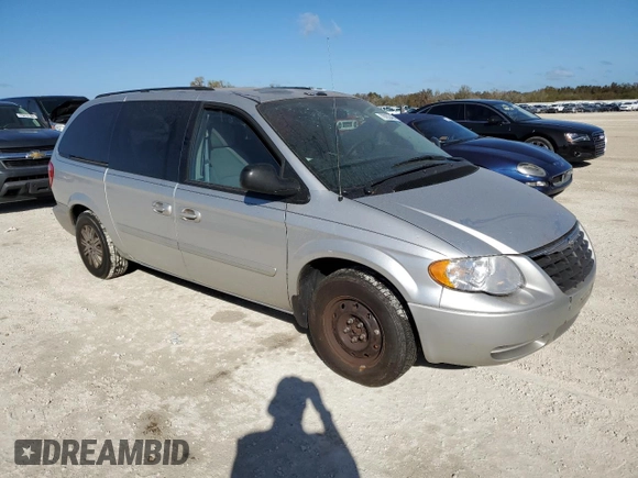 2007 Chrysler Town & Country LWB LX with VIN 2A4GP44R87R340484, listed as a Copart auction lot 79293464 with 0 mi miles and Salvage Title. Bid and sale history available at carsss.com. Image 4.
