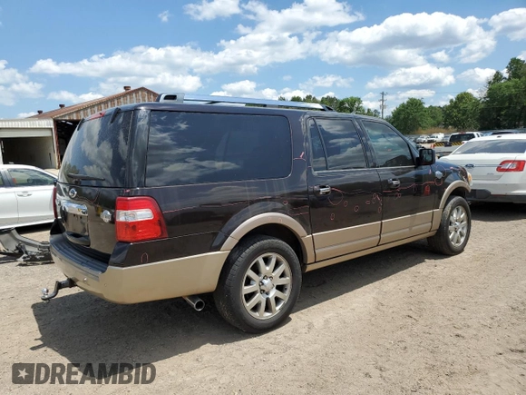 2014 Ford Expedition Max XLT with VIN 1FMJK1H53EEF01815, listed as a Copart auction lot 56656215 with Not provided miles and Salvage title. Bid and sale history available at DreamBid. Image 3.