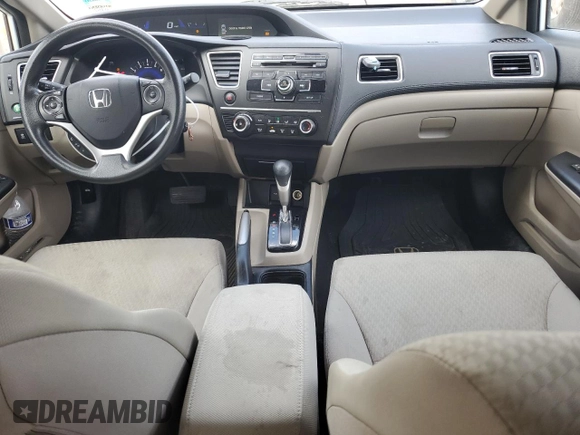 2015 Honda Civic Sedan LX with VIN 19XFB2F57FE045763, listed as a Copart auction lot 49605475 with 159,352 mi miles and Salvage Title. Bid and sale history available at carsss.com. Image 8.