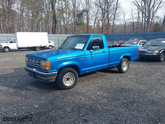 1990 Ford Ranger XLT with VIN 1FTCR10X1LUB39850, listed as a IAAI auction lot 41917633 with 71,872 mi miles. Bid and sale history available at carsss.com. Image 2.