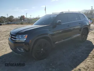 2019 Volkswagen Atlas SEL z VIN 1V2ER2CA1KC575607, wystawiony jako Copart lot #88086345 z przebiegiem 114 760 mil mil oraz Szkoda całkowita • Salvage title. Historia ofert i sprzedaży dostępna na DreamBid. Obrazek 1.
