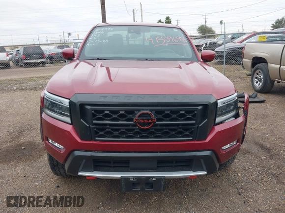 2023 Nissan Frontier Pro-4X z VIN 1N6ED1EK4PN652544, wystawiony jako IAAI lot #41309698 z przebiegiem 26 173 mil mil oraz . Historia ofert i sprzedaży dostępna na DreamBid. Obrazek 12.