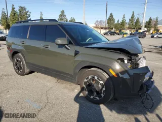 2025 Hyundai Santa Fe SEL with VIN 5NMP24GLXSH089028, listed as a Copart auction lot 49888755 with 6,242 mi miles and Salvage Title. Bid and sale history available at carsss.com. Image 4.
