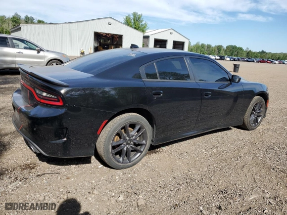 2022 Dodge Charger GT with VIN 2C3CDXMG8NH265158, listed as a Copart auction lot 61879324 with 41,829 mi miles and Salvage Title. Bid and sale history available at carsss.com. Image 3.