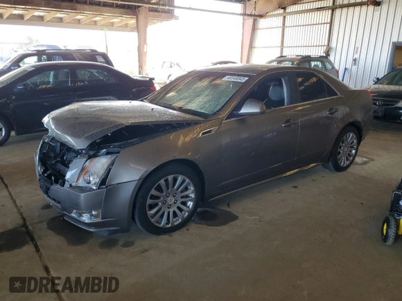 2012 Cadillac CTS Performance with VIN 1G6DK5E36C0133980, listed as a Copart auction lot 46548845 with Not Provided miles and Salvage Title. Bid and sale history available at DreamBid. Image 1.