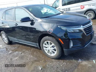 2024 Chevrolet Equinox LT with VIN 3GNAXUEG2RL325415, listed as a IAAI auction lot 41704481 with 10,046 mi miles. Bid and sale history available at carsss.com. Image 1.
