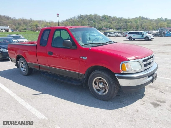 1998 Ford F-150 Standard with VIN 1FTZX1729WKB42151, listed as a IAAI auction lot 42074530 with 174,690 mi miles. Bid and sale history available at carsss.com. Image 1.