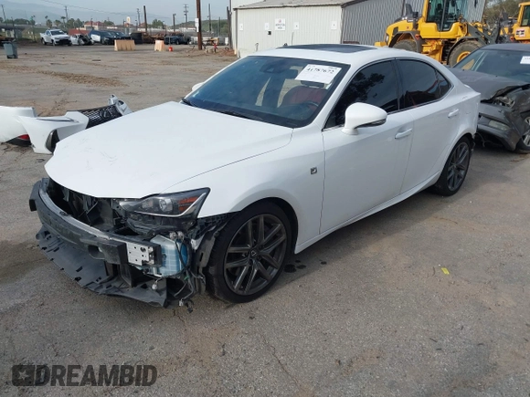 2019 Lexus IS with VIN JTHBA1D20K5085529, listed as a IAAI auction lot 41787672 with 105,633 mi miles. Bid and sale history available at carsss.com. Image 2.