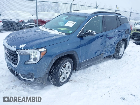 2024 GMC Terrain SLE with VIN 3GKALTEG8RL279172, listed as a IAAI auction lot 41607408 with 11,944 mi miles. Bid and sale history available at carsss.com. Image 17.