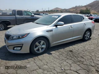 2014 Kia Optima LX with VIN KNAGM4A70E5470266, listed as a Copart auction lot 65084275 with 144,497 mi miles and Clean title. Bid and sale history available at DreamBid. Image 1.