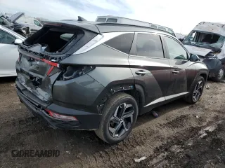 2022 Hyundai Tucson SEL with VIN 5NMJCCAE8NH141249, listed as a Copart auction lot 50431975 with 19,391 mi miles and Salvage Title. Bid and sale history available at DreamBid. Image 3.