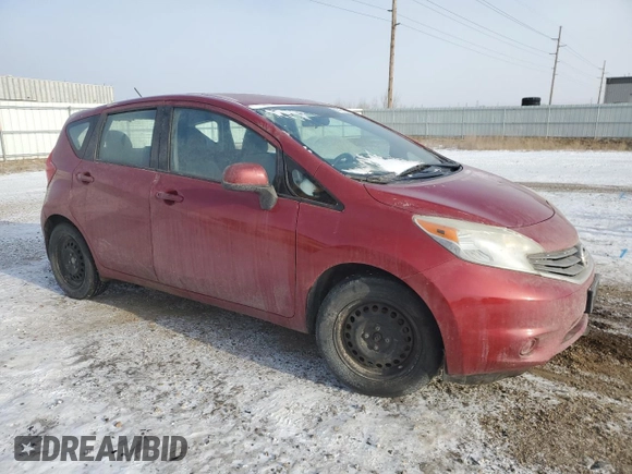2014 Nissan Note S with VIN 3N1CE2CP7EL380339, listed as a Copart auction lot 89315715 with 137,578 mi miles and Clean Title. Bid and sale history available at DreamBid. Image 4.