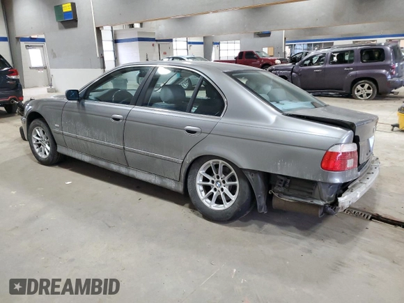 2003 BMW 5 Series 525i z VIN WBADT43433G034943, wystawiony jako Copart lot #89134895 z przebiegiem Nie podano mil oraz Szkoda całkowita • Salvage title. Historia ofert i sprzedaży dostępna na DreamBid. Obrazek 2.