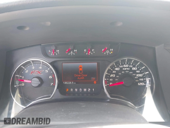 2013 Ford F-150 XL with VIN 1FTFW1EF6DKD30621, listed as a IAAI auction lot 42697693 with 136,228 mi miles and . Bid and sale history available at DreamBid. Image 7.