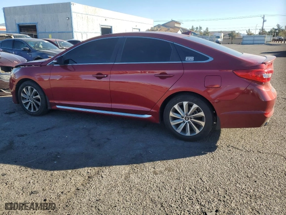 2015 Hyundai Sonata 2.4L Limited with VIN 5NPE34AF6FH187991, listed as a Copart auction lot 85745194 with 44,374 mi miles and Salvage Title. Bid and sale history available at carsss.com. Image 2.