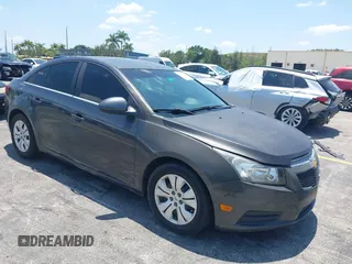 2013 Chevrolet Cruze 1LT with VIN 1G1PC5SB3D7207490, listed as a IAAI auction lot 42229984 with 111,247 mi miles and . Bid and sale history available at DreamBid. Image 1.