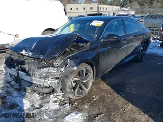 2018 Honda Accord Sedan Sport 1.5T with VIN 1HGCV1F39JA114596, listed as a IAAI auction lot 41466308 with 100,333 mi miles. Bid and sale history available at carsss.com. Image 2.