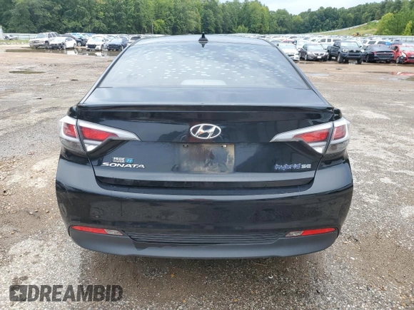2017 Hyundai Sonata Hybrid SE with VIN KMHE24L19HA047623, listed as a Copart auction lot 62664743 with 162,433 mi miles. Bid and sale history available at carsss.com. Image 6.
