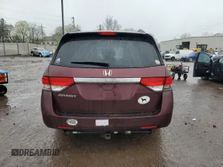 2015 Honda Odyssey EX with VIN 5FNRL5H40FB068845, listed as a Copart auction lot 52251975 with 100,565 mi miles and Salvage Title. Bid and sale history available at DreamBid. Image 6.