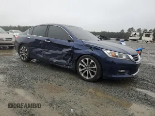 2015 Honda Accord Sport with VIN 1HGCR2F53FA066726, listed as a Copart auction lot 44720145 with 249,323 mi miles and Salvage Title. Bid and sale history available at DreamBid. Image 4.
