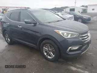 2018 Hyundai Santa Fe 2.4L with VIN 5NMZU3LB5JH064336, listed as a IAAI auction lot 41538028 with 57,325 mi miles and . Bid and sale history available at DreamBid. Image 1.