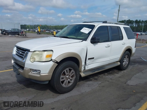 2006 Ford Explorer Eddie Bauer z VIN 1FMEU64E76UA20438, wystawiony jako IAAI lot #42447279 z przebiegiem 215 858 mil mil oraz . Historia ofert i sprzedaży dostępna na DreamBid. Obrazek 2.