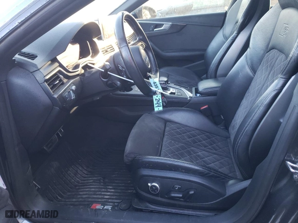 2019 Audi S5 Sportback Prestige with VIN WAUC4CF54KA027914, listed as a Copart auction lot 82860224 with NaN miles and Salvage Title. Bid and sale history available at carsss.com. Image 7.