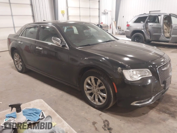 2017 Chrysler 300 with VIN 2C3CCAKG1HH566734, listed as a IAAI auction lot 41416637 with 235,828 mi miles. Bid and sale history available at carsss.com. Image 1.