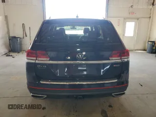 2021 Volkswagen Atlas SEL Premium with VIN 1V2TR2CA8MC529511, listed as a Copart auction lot 53453355 with 116,082 mi miles and Salvage title. Bid and sale history available at DreamBid. Image 6.