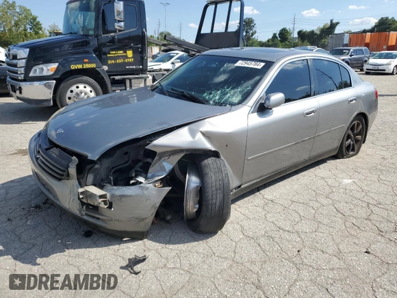 2004 Infiniti G35 w/Leather with VIN JNKCV51F04M716151, listed as a Copart auction lot 72945784 with 199,371 mi miles and Salvage Title. Bid and sale history available at DreamBid. Image 1.