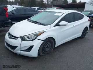2016 Hyundai Elantra SE with VIN 5NPDH4AE9GH685916, listed as a IAAI auction lot 41551226 with 106,919 mi miles. Bid and sale history available at carsss.com. Image 2.