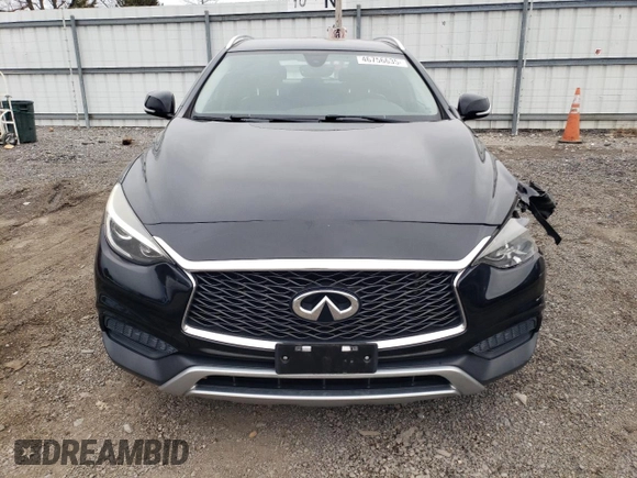 2018 Infiniti QX30 Luxury with VIN SJKCH5CR8JA057438, listed as a Copart auction lot 46756635 with 61,255 mi miles and Salvage title. Bid and sale history available at DreamBid. Image 5.