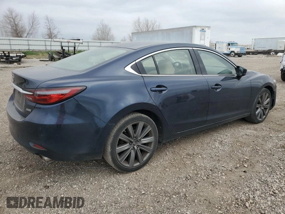 2018 Mazda Mazda6 Touring with VIN JM1GL1VM1J1324271, listed as a Copart auction lot 44379445 with 92,146 mi miles and Salvage Title. Bid and sale history available at carsss.com. Image 3.