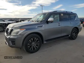 2017 Nissan Armada Platinum with VIN JN8AY2NF4H9303560, listed as a Copart auction lot 89349035 with 169,991 mi miles and Clean Title. Bid and sale history available at carsss.com. Image 1.