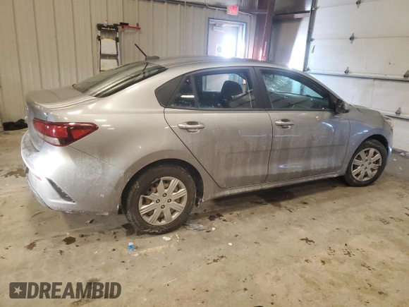 2021 Kia Rio LX with VIN 3KPA24AD5ME366587, listed as a Copart auction lot 45874465 with 76,454 mi miles and Salvage Title. Bid and sale history available at carsss.com. Image 3.
