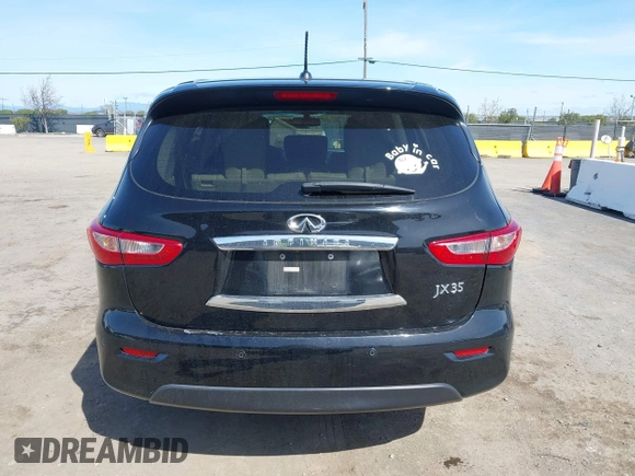 2013 Infiniti JX35 with VIN 5N1AL0MN5DC324112, listed as a IAAI auction lot 41794165 with 129,324 mi miles. Bid and sale history available at carsss.com. Image 16.