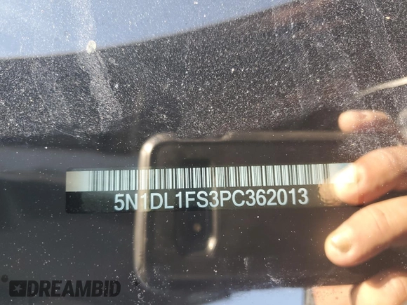 2023 Infiniti QX60 Luxe с VIN 5N1DL1FS3PC362013, выставлен на аукционе Copart как лот 50797025 с пробегом 40 525 миль миль и На запчасти • Non repairable. История ставок и продаж доступна на DreamBid. Изображение 16.