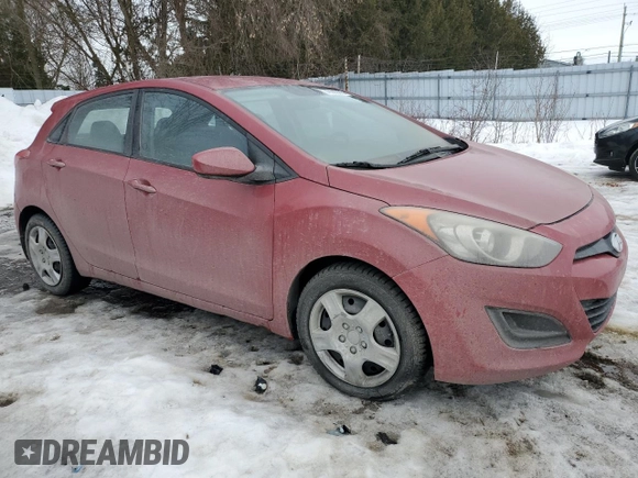 2014 Hyundai Elantra GT GL with VIN KMHD25LH1EU176304, listed as a Copart auction lot 46503775 with 217,288 mi miles and Salvage Title. Bid and sale history available at carsss.com. Image 4.
