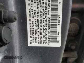 2013 Honda Civic EX with VIN 19XFB2F82DE269658, listed as a Copart auction lot 53803815 with 118,140 mi miles and Salvage Title. Bid and sale history available at DreamBid. Image 12.